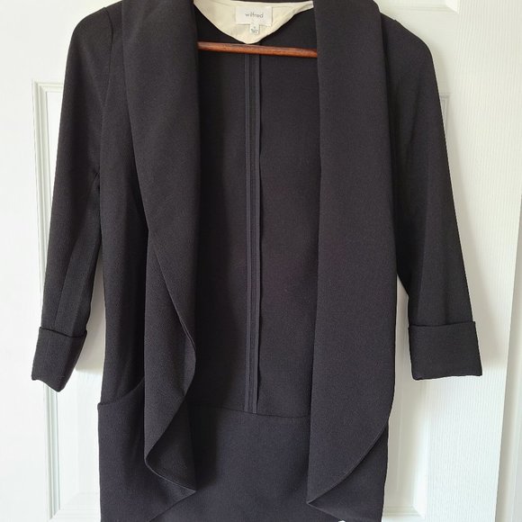 SOLD-Aritzia Wilfred Chevalier Black Blazer - Picture 2 of 7